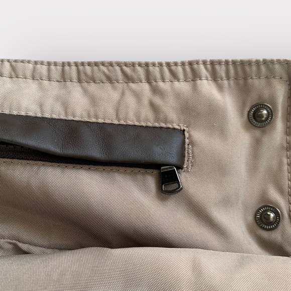 Michael Kors size large autumn fall beige and black jacket with hood - Picture 7 of 9